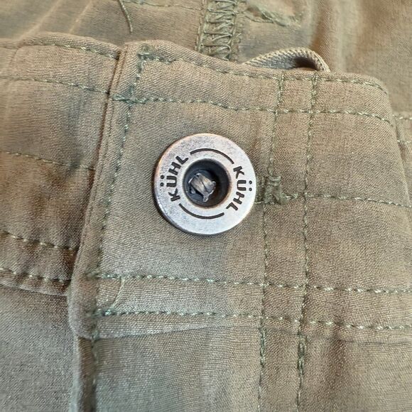 Kuhl Pants Womens size 14 Olive Green Convertible Hiking Outdoor gorpcore - Picture 7 of 8